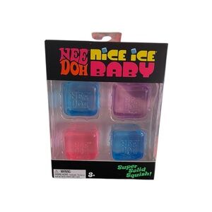 Needoh Nice Ice Baby 4 Pack Mini Nice Cube - Pink, Blue, Purple